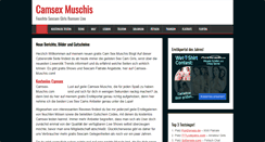Desktop Screenshot of camsex-muschis.com