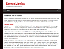 Tablet Screenshot of camsex-muschis.com